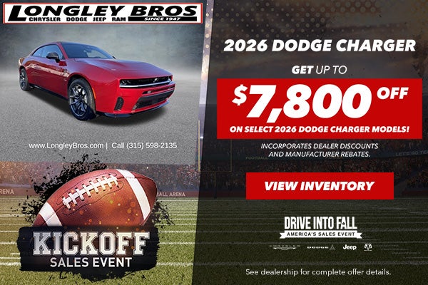 Cash offer for a 2026 Dodge Charger