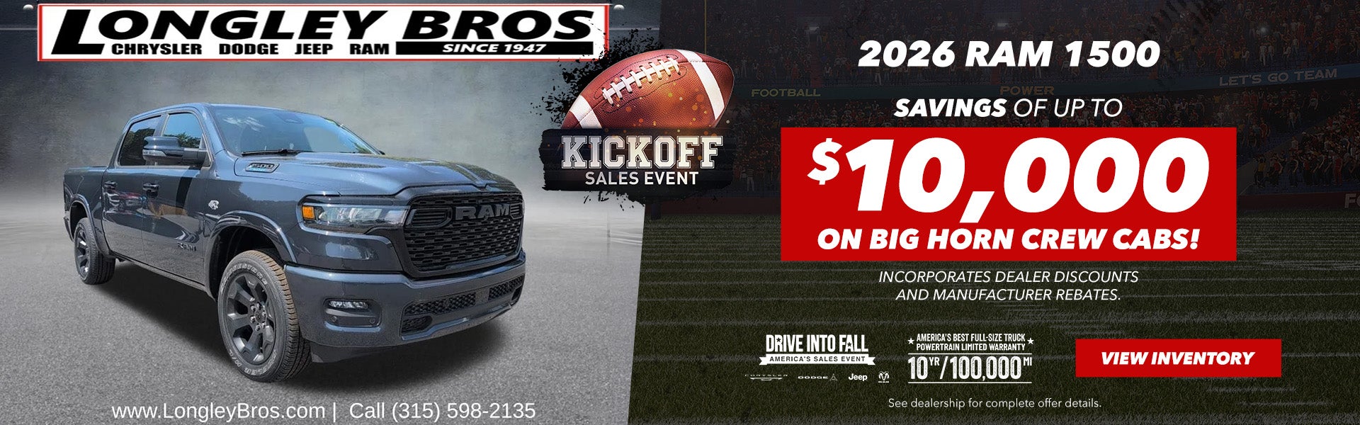 Cash offer for a 2026 Ram 1500
