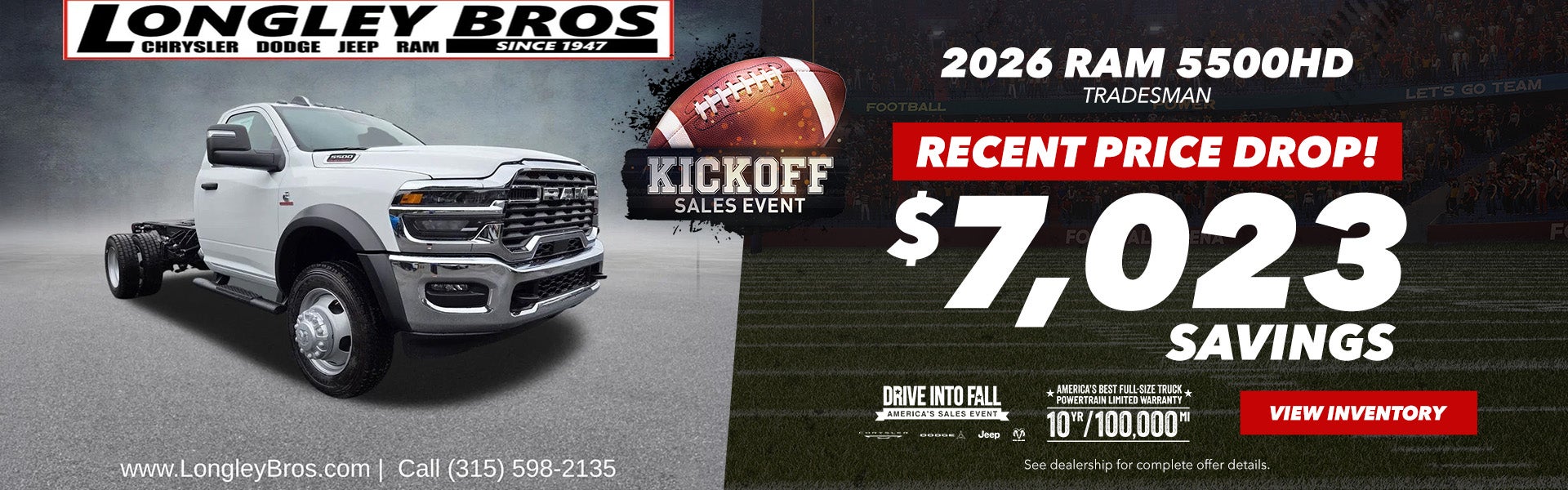 Cash offer for a 2026 Ram 5500HD