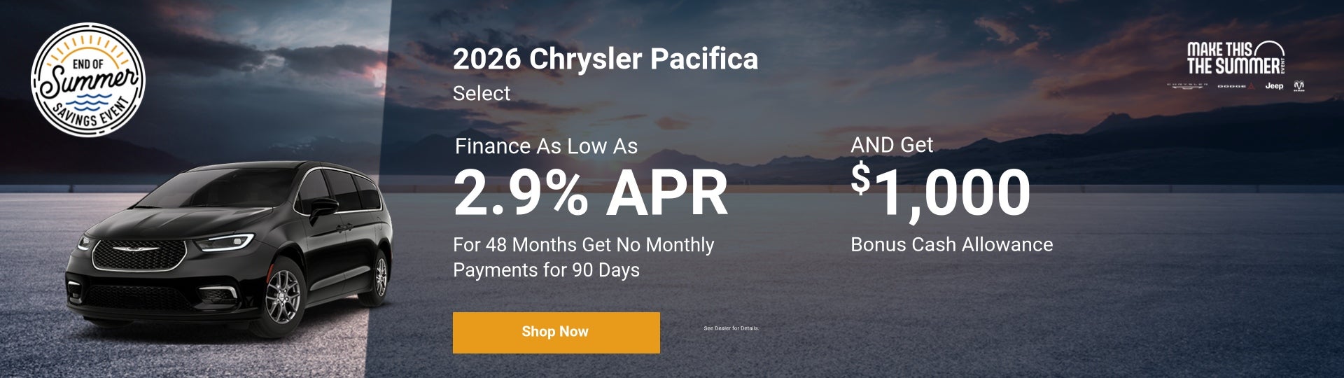 2026 CHRYSLER PACIFICA